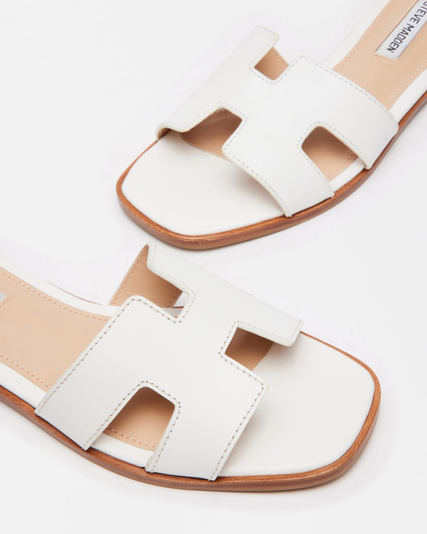 HADYN WHITE LEATHER